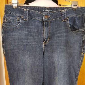 Lane Bryant Denim Capris Petite